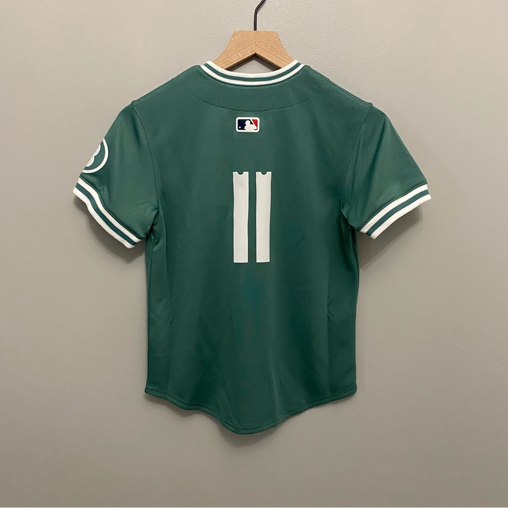 Nike Boston Red Sox City Connect Green Monster Youth Small Size 8 Jersey NWT - Picture 9 of 11